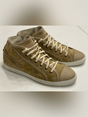 Roots Heritage Handcrafted Italy Suede Leather Lace Up Luxury Sneakers 44